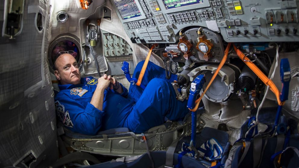 NASA Astronaut Scott Kelly onboard a Soyuz simulator